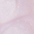 Opaltini SOL Shimmering Dry Oil swatch glistening with iridescent opal-pink microglitter across a soft pastel background, showcasing the radiant skin finish of ColourPop SOL Shimmering Dry Oil.