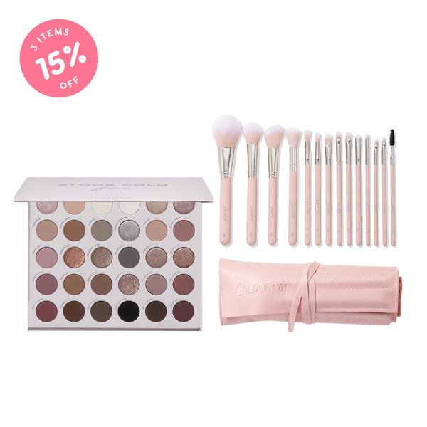 Megapalette and Brush Roll Bundle
