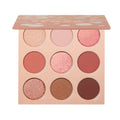 By The Rosé ColourPop Shadow Palette showcasing nine rose and neutral eyeshadows - matte and shimmer - in a blush-pink compact with a half-open lid on white; shades like Sparkling, Picnic Basket, Over Ice, Sweetness, and Savor It.