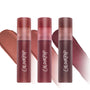 ColourPop Cloud Crushin lip trio standing upright, each frosted tube showing a different rosy nude, mauve, and deep berry shade swatched behind them, presented as a makeup gift set for beauty lovers shopping lip Value Sets.