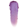 ColourPop Jelly Much Shadow in Duckling swatched in one swipe - a metallic lavender‑lilac gel eyeshadow with blue and pink iridescent shimmer, tapering to a soft fade on a white background.