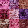 ColourPop Shadow Palette It's My Pleasure showcasing nine crushed pans in pinks and purples - Kittenfish, Do or Dough, Pretty Cruel, Bare Minimum, Earth Shine, Chick Lit, Mr Sandman, Fan Fiction, and Sleeper - matte, metallic, and glitter finishes in a 3x3 grid.