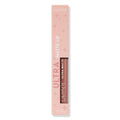 ColourPop Ultra Matte Lip in Fifth Avenue showing a warm rosy nude liquid lipstick, standing in a blush-pink box with star accents and a clear cutout window; 3.7g (0.13 oz) tube on a white background.