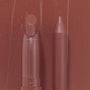 Big Smooch ColourPop Lippie Stix + Pencil Set showcasing a creamy rosy-mauve Lippie Stix and matching lip pencil standing side by side against a swatched, dewy nude backdrop, close-up product shot.