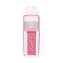 ColourPop Still That Girl ultra glossy lip in pink, standing upright with a clear rectangular tube, heart-shaped cap, and Heart to Get inspired packaging on a clean white background for a modern makeup product shot.