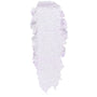 Ice Dream ColourPop Super Shock Shadow swatch, a shimmery icy lavender-lilac with iridescent pearl, shown as a thick smear to highlight creamy, sparkly texture on a white background.