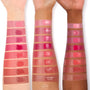 Larchmont Village swatch - rich brown‑nude - shown on three arms, highlighting the dewy, balmy finish and pigment of the ColourPop Lip and Cheek Balm, with labeled shade lineup for comparison across light to deep skin tones.