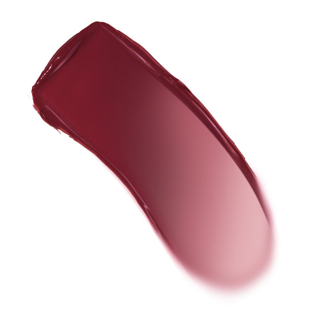 Creamy swatch arcs across a white background, showing a deep berry-wine to soft rose gradient with a dewy sheen - ColourPop Lip and Cheek Balm in Ravished, highlighting buildable pigment for lips and cheeks.
