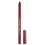 On Ice ColourPop Lippie Pencil stands uncapped on a white background, cap placed beside the matte burgundy barrel with white logo, revealing a sharpened deep berry tip for precise lip lining.