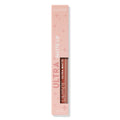 ColourPop Ultra Matte Lip in So Me stands upright in a peach-pink carton with star accents, a clear window showing the warm rosy-brown liquid lipstick tube with white ColourPop branding; net wt. 3.7g (0.13 oz).