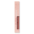 ColourPop Ultra Matte Lip in Toast standing boxed, warm terracotta nude liquid lipstick shown through a pink star-print carton window, tube labeled Ultra Matte, 3.7g/0.13oz, on a clean white background.