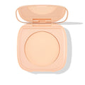 ColourPop Pretty Fresh Face Powder in Fair 1, an open compact displaying a pale beige pressed powder pan in a peach-toned square case with a flip-top lid, set against a clean white background.