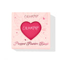 ColourPop Pressed Powder Blush in Text Me showcased in a blush‑pink compact, heart‑shaped window revealing a vibrant fuchsia pan, wing and heart graphics on the box, 4.45 g/0.16 oz, set on a white background.