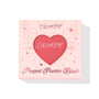 ColourPop Pressed Powder Blush, 4ever Yours, shown in a heart-shaped pan through a pale pink box with winged-heart graphics; warm rosy pink shade, 4.45 g/0.16 oz compact for buildable matte cheek color.
