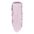 ColourPop Hippo Super Shock Highlighter swatch in icy lavender, shown as a thick vertical smear with a pearly, cool-toned sheen, highlighting the creamy-to-powder texture on a clean white background.