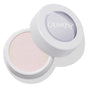 ColourPop Monster Super Shock Highlighter opens in a white round pot with a clear ColourPop lid, revealing an iridescent pale pink-lavender shimmer pan, set at an angle on a white background with a soft shadow.