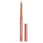 ColourPop Crème Gel Liner in Get Lucid stands uncapped with twist-up tip extended, showing a warm metallic copper eyeliner; matching copper tube with white branding and a doodled cap beside it on a clean white background.