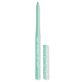 Ice Breaker ColourPop Crème Gel Liner stands uncapped with its twist-up mint-green tip extended, mint tube showing “CRÈME GEL LINER” text, cap beside with white heart, star, and smiley icons on a clean white backdrop.
